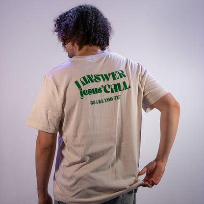 “I answer Jesus’ call” t-shirt